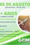 Porto Velho começa vacinação para pessoas acima de 23 anos na FIMCA